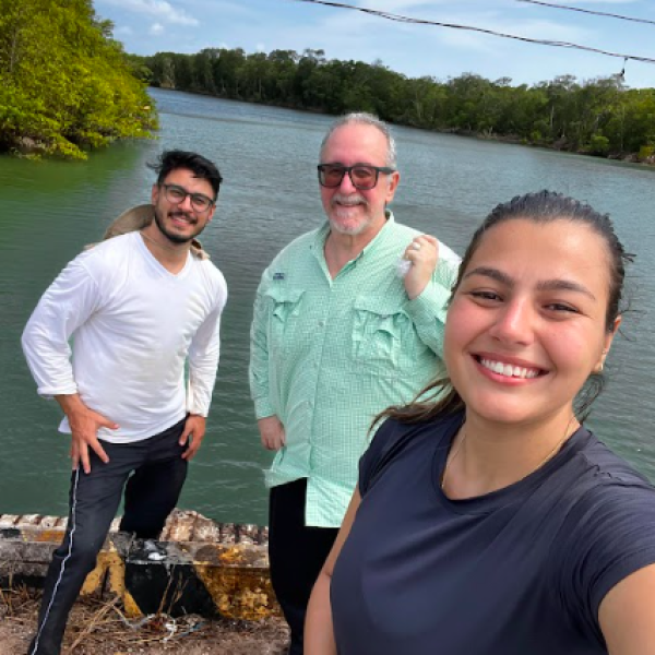 Amostragem nos manguezais do Pará em outubro de 2023-