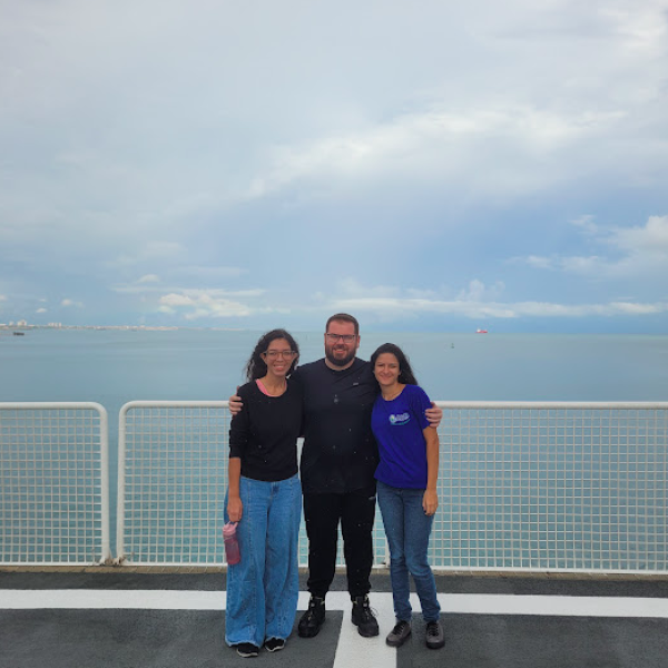 Embarque no Navio de Pesquisa Hidroceanográfico Vital de Oliveira na foz do rio Amazonas - março 2024